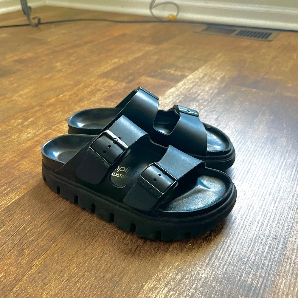 Birkenstock Papillo by Birkenstock Arizona Chunky Slide Sandal